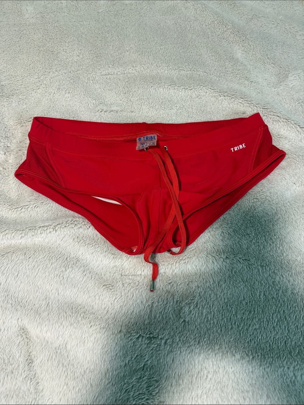 Tribe Australia red swim briefs
